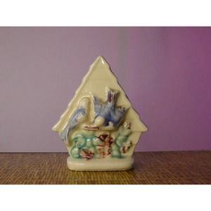 Vintage Shawnee Birdhouse Wall Pockets/Planter